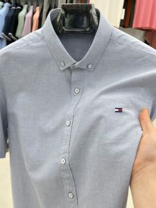 High-End Pure Cotton Oxford Cloth Mens Long Sleeve Casual Shirt Summer Large Size Half Sleeve Mens Fashion Ethnic Clothing