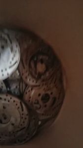 Đĩa thắng cũ các dòng xe dùng chế đồ hoặc chế bàn xoay cây cảnh bonsai