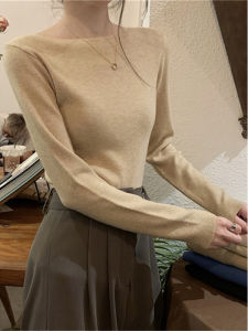 New Fashion Forward Design Long Sleeve Knit Top