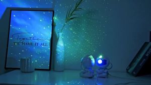 Astronaut Projector Lamp Starry Sky Galaxy  Stars Projector Night Light LED Lamp for Bedroom Room Decorative Christmas Gift