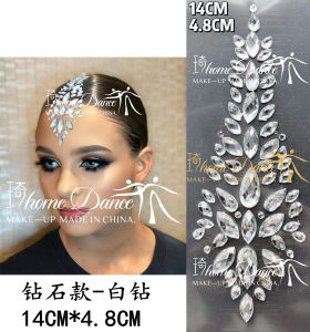 เครื่องประดับศีรษะสำหรับเต้นละตินสำหรับเด็กและผู้ใหญ่เครื่องประดับผมสำหรับเกล้าผมแบบมืออาชีพประดับเพชรวิบวับแบบมองไม่เห็นสำหรับการแสดงทรงผมสำหรับเต้นบอลรูมเครื่องประดับผม