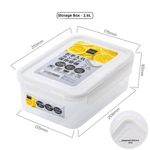 Asvel | Antibacterial Food-grade Sealable Microwavable Freezable Storage Box