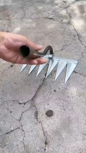 【JUKTA】7 Tooth Cangkul Taman Penyiangan Cangkul Garu Alat Pertanian Genggam Garu Genggam Menanam Sayuran Alat Pertanian Alat Pertanian Berkebun Penyiangan