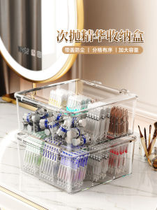 Acrylic Essence Storage Box Dustproof Ampoule Cosmetic Perfume Sample Makeup Skin Care Small Item Organizer Desktop Accessory