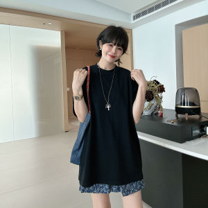 SUSHOUWANGE | 100% Cotton Retro Short Sleeve T-Shirt Oversize