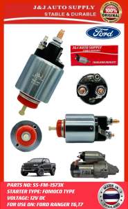 SS-FM-1573X BRAND J&J STARTER SOLENOID (FOMOCO TYPE)12V FOR USE ON: FORD RANGER T6T7