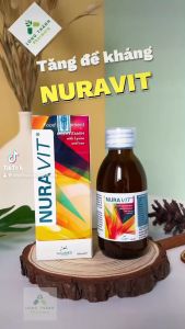 Siro NURAVIT (NK Italy) - Giúp trẻ tăng cường sức đề kháng hấp thu dưỡng chất ăn ngon chóng lớn (Lọ 150ml)