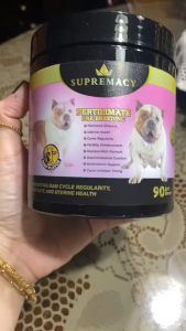 Supremacy Vitamins & Supplements for Pre-Breeding Dam Dogs – Supports Hormonal Balance & Cycle Regularity | Formulated to Prepare Female Dogs for a Successful Breeding Cycle with Essential Vitamins Minerals and Herbal Extracts