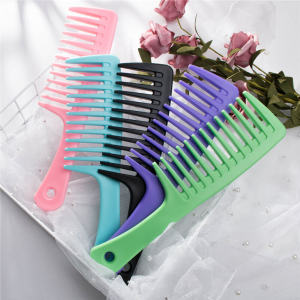 🔥Daily Curly Hair Straight Hair Comb Plastic Large Toothed Comb Household Styling Comb LovelylifeFu👍