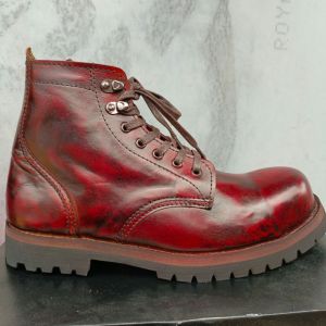 sepatu boots beckman safety enginering boots ll sepatu boots brush off maroon ll leather boots steel toe