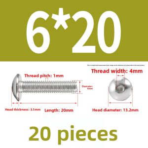 BAIRUITE | Hex Socket Cap Screws M3 M4 M5 M6 M10