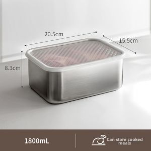 LANJIAOLUO | Stainless Steel Airtight Food-grade Preservation Box