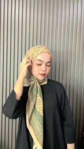 JILBAB SEGI EMPAT MOTIF / HIJAB MOTIF VOAL PREMIUM