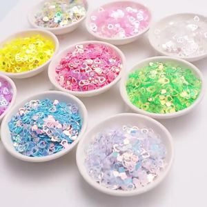 6/8/10/15mm Mixed Size Side Hole Sequins PET Environmentally Friendly Material DIY Clothing Accessories Round Beads