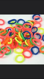 6pcs Ikat Rambut KOREA DONAT LARGE JUMBO Karet Rambut Set Gelang Rambut Hair Ties