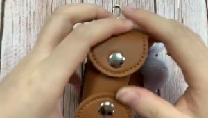 Holder Bola Golf Bahan Kulit PU Tas Pouch Pinggang bola golf pouch