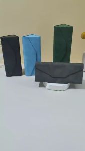 Kotak Kacamata Hard Case Foldable Triangle Glasses Case Kotak Kacamata Lipat