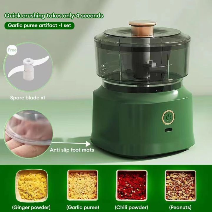 Multifunctional Household Meat Grinder Wireless Electric Garlic Chopper