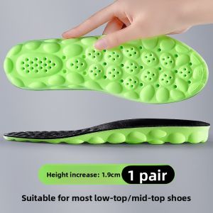 FASHEHAN | Leather Insoles Heightening Shoes Mens Womens Full Footpad Breathable Ultra Soft Not Tired Foot Professional Black Leather