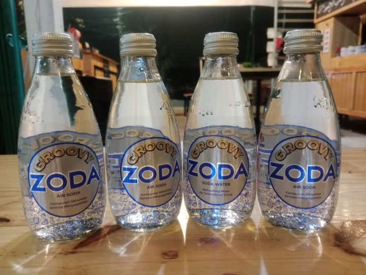 zoda air soda 250 ml, Paket 4 botol