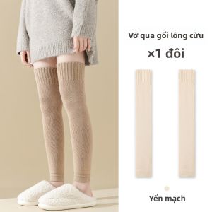 MiiOW | Tất ống dài lót lông cừu dày dặn cho nữ MiiOW Cat Person Quần legging bảo vệ đầu gối giữ ấm mùa thu đông mới 2025