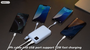 [3CCC] REMAX FC-13 10000mAh 20000mAh Power Bank 22.5W Fast Charging Portable Charger Built-In Dual Cables