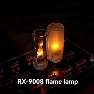 USB LED Flame Type Night Light Frosted Clear Glass Flickering Dynamic Flame Light Flash Mood Lighting for Car Interior Home Lamp