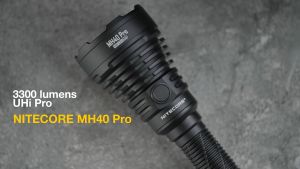 Đèn pin chiếu xa NITECORE MH40 Pro độ sáng 3500 lumen chiếu xa 1300m pin 10000mAh công tắc remote không dây