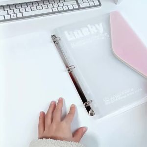 A4 Expanding File Folder with 4 Detachable Inner Pockets 3-Hole Binder for School Office Document Organizer Supplies Stationery