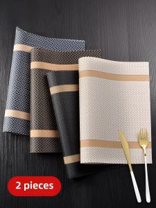 Nordic Style Dining Mat Western Dining Pad Luxury Sensation Heat Resistant Plate Table Mat Anti-Scald Table Cloth French Style