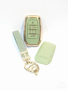 เคสแก้ว TPU หุ้มกุญแจรีโมทย์รถยนต์ Toyota Alphard กุญแจพุทสตาร์ท 6 ปุ่ม