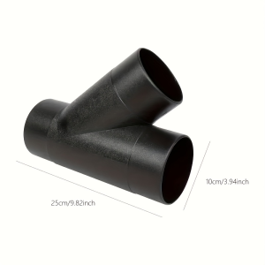 4-Inch Y-Fitting Wye Material Adapter for Dust Collection SystemCompatible with European & American Threads Flexible Hose Pipe