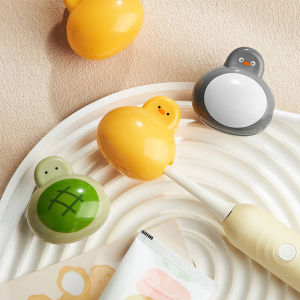 【On Sale】แปรงสีฟันลายการ์ตูนที่คลุมแปรงในฝาครอบป้องกันคลิปพลาสติกฝาครอบป้องกันแบบพกพาสำหรับเดินทาง