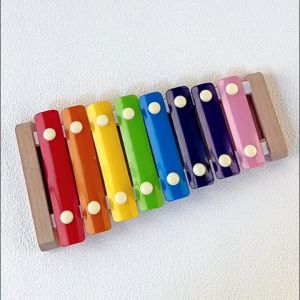 Sweetybayibayi Wooden Xylophone Wooden Baby Toys Mainan Small Gift Kids Early Learning Montessori Mainan
