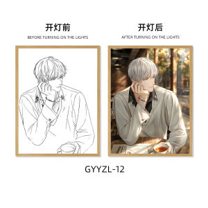 Light and Night Love Light Painting Xiao Yi Charlie Su Second Dimension Anime Peripheral Hand Office Bedroom Decoration Small Night Lamp