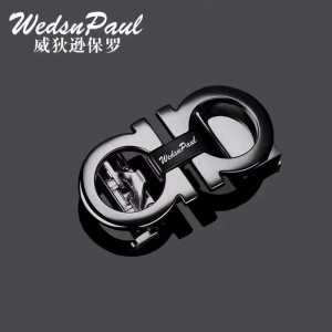 Fashionable Casual Mens Belt Buckle Automatic Clasp Zinc Alloy 3.5cm Stylish New Model Male Waist Belt Head