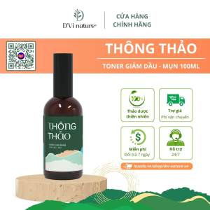 Nước cân bằng thông thảo D’Vi nature dành cho da nhờn da mụn hỗ trợ loại bỏ dầu trên da cân bằng da