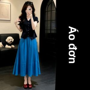Ge·an·fei | Váy Polo Cổ điển Pháp Tay Ngắn