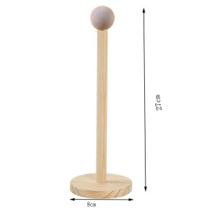 Giá Đỡ Trưng Bày Băng Đô Gỗ 2 Tầng Để Phụ Kiện Tóc Trang Sức Đồ Đội Đầu Dùng Trong Nhà Để Bàn Đựng Trang Sức