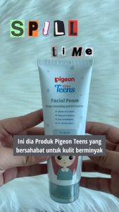 [FW OIL SKIN] PIGEON TEENS FACIAL FOAM DEEP CLEANSING AND OIL CONTROL FOR OILY SKIN 100 GR / SABUN WAJAH