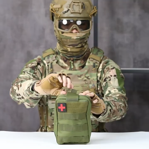 BG006 Tactical MOLLE First Aid Pouch Rip-Away Medical Bag Outdoor Emergency Survival Utility Waist Pack