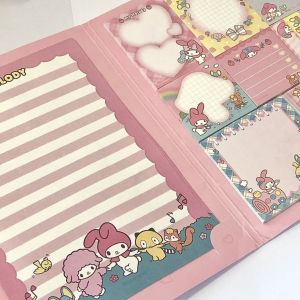 🇲🇾[Malaysia]Ready Stock Cartoon Note Pad Sticky Memo Pad Cute Memo Pad Minimalist Memo Pad Cartoon Notepad Colorful Message Notes Kawaii Journal Decor Reminder Note Journal Book Note Pad
