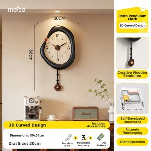 MEISD | Vintage Style Creative Silent Wall Clock