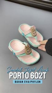 Sandal Anak Perempuan Tali Belakang Bayi Balita 6-12 Bulan 1 2 3 Tahun Porto 602T Pink Tosca