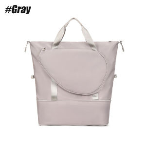 1PCS Tennis Gym Bag For Women Tennis Tote Bag Holds 2 Rackets With Shoe Compartment Wet Pocket Lightweight Sports Duffle Fit 15.