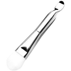 Silicone Double-Headed Soft Bristle Mask Brush Professional Salon Quality Cleaning Beauty Tool Integrated Front And Back Design