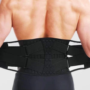 ส่งมาจากกรุงเทพ [คุณภาพพรีเมี่ยม] การรองรับเอว Lumbar Support Gym Waist Trainer Waist Support