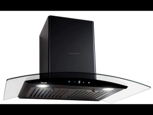 Hút mùi Dmestik TL 3470 DMK kính cong màu đen công suất hút 1200m3h điều khiển cảm ứng
