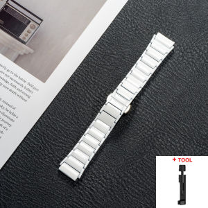 Hot 18mm Ceramic Strap for Huawei Watch GT6 GT5 GT4 41mm GT5 Pro 42mm Bracelet Durable Metal Butterfly Buckle Replace Wristband