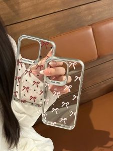 Pearl Protective Phone Case for Apple 15Promax iPhone 14Pro Transparent Anti-Fall Simple Design Eco-Friendly TPU Material